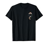Funny Cat in Pocket - Cat Finger Pocket T-Shirt