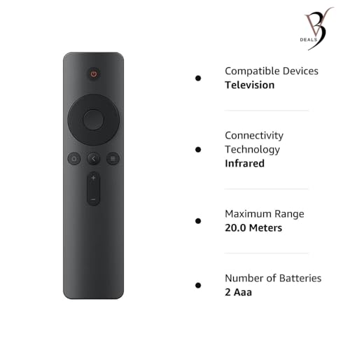 Image of Compatible for Mi tv Remote Control Original | Suitable with Smart Android 4K LED Xiaomi Redmi of 4A Model 32 43 55 65 inches (MI Non Voice)