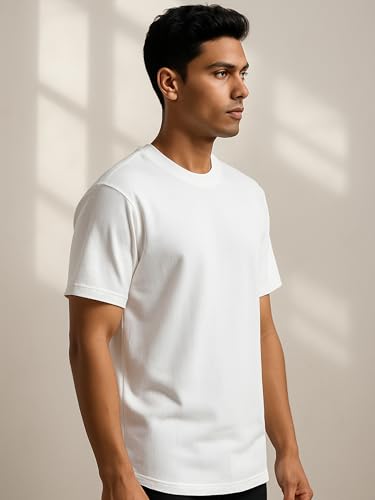 Image of Dollar Club Men's Cotton Round Neck Solid T-Shirt