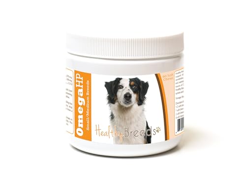 Image of Healthy Breeds Miniature American Shepherd Omega HP Fatty Acid Skin and Coat Support Soft Chews 60 Count