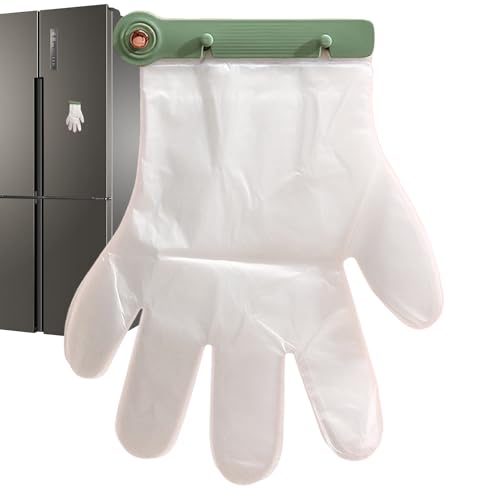 Dispensador de guantes de pared | Organizador de manoplas colgante | Organizador multifuncional para manoplas montado en la pared con 100 guantes, suministro de restaurante en casa