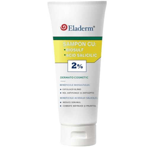 ELADERM Shampoo BIOZOLFO 200ml - Dermatite Seborroica, Cuoio Capelluto incline