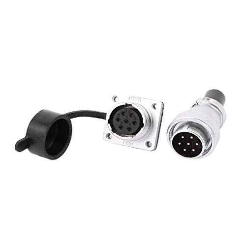 Conector Aviación Macho/Hembra XA20 7 Terminales 10A AC500V miniatura 1