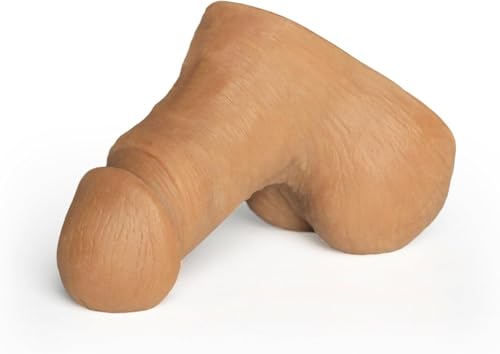 Fleshlight Packing Penis Small Caramel | Ultra Realistic | Mr. Limpy | Packer Gear for Female to Male Transgender | 4 Inches