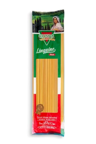 CRISPA Pasta, 1lb, Made W/Durum Wheat, Italian Style Pasta (Linguine Pasta)