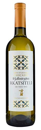 Vino Blanco Rkatsiteli de Vachnadziani Winery – Caja de 6 Botellas de 75cl de Georgia Vino Blanco Rkatsiteli de Vachnadziani Winery – Caja de 6 Botellas de 75cl de Georgia