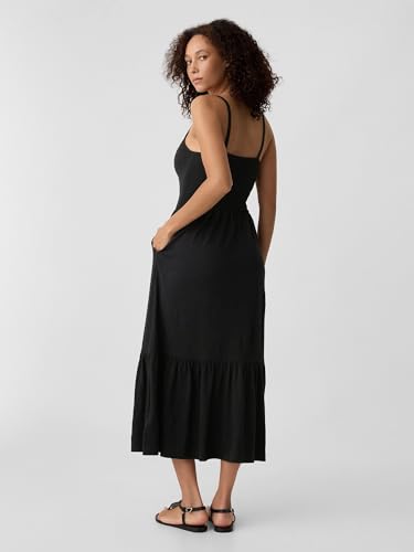 Image of Gap Women's V-Smocked Midi Dress
