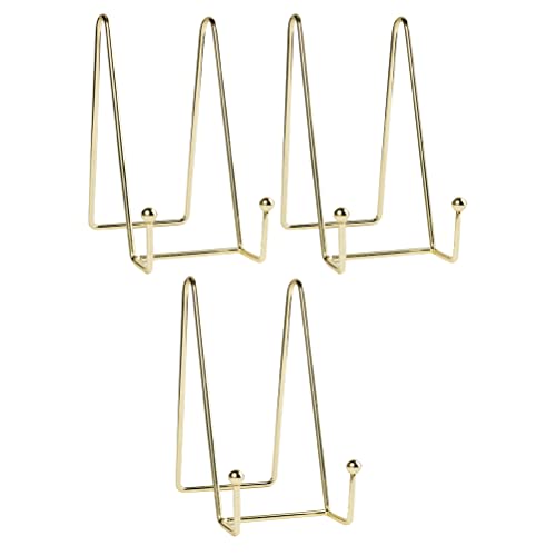 Support d'assiette en métal stable à angle d'inclinaison idéal Healvian 3 pièces