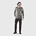 Fjallraven mens Lada Round Neck Sweater Outdoors Equipment, Grey, Small US