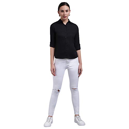 Image of FUNDAY FASHION Women's Rayon Blend Regular Fit Long Sleeve All Purpose Shirt