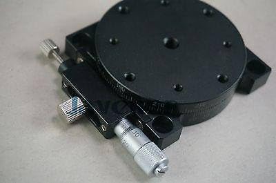 Rotational 60mm Left Adjustable Precision Manual Stage Cross-roller Bearing Hi-Q