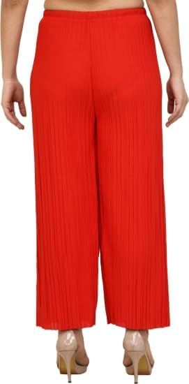 Image of Women's Lycra Palazzo - Stretchable & Comfortable | Premium Fabric | Stylish Free Size Bottom Wear for Casual, Office & Party Outfits