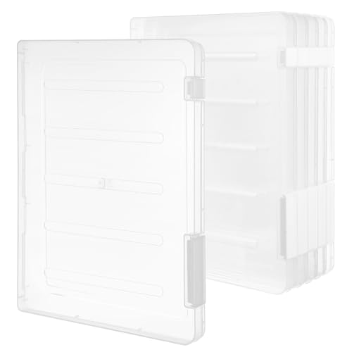 Boîtes de rangement plastique pour documents pour stopper le désordre du bureau - 2