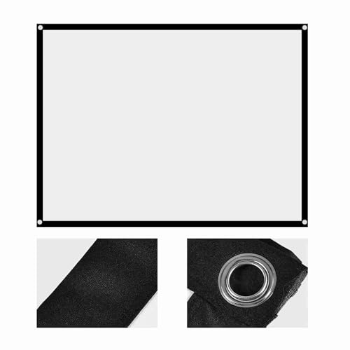 Pantalla de proyección manual plegable 60 pulgadas miniatura 6