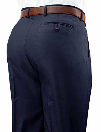 Chums - Pantaloni da uomo formali con vita