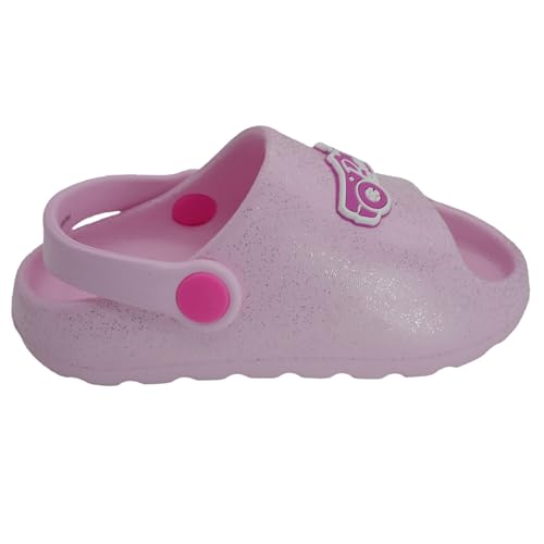 Barbie Toddler Girls' Cloud Slides - Cute & Comfy Slip-On Sandals for Summer, Pool, or Beach4