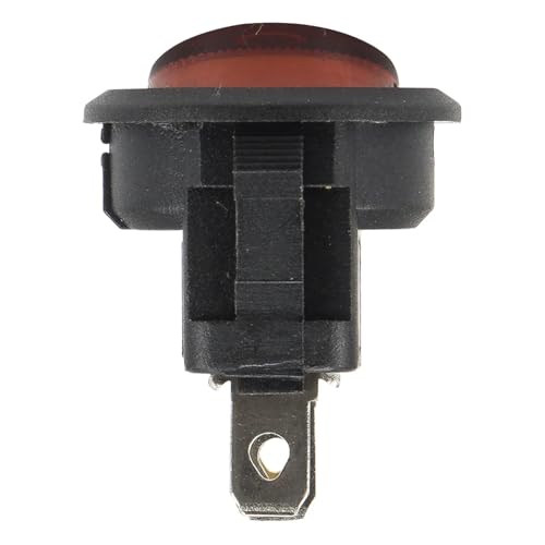 Interrupteur à bascule tripolaire 20mm 220V 12V vert pour tableau électrique