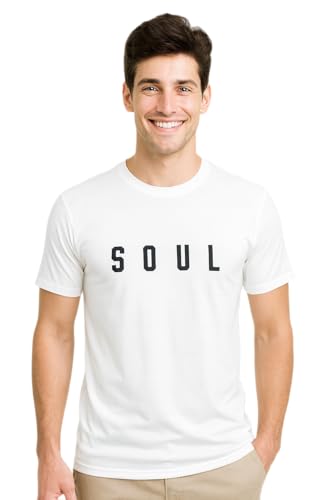 Image of EcoLove Men T-Shirt Printed Cotton T Shirts Round Neck Half Sleeve Tees for Men