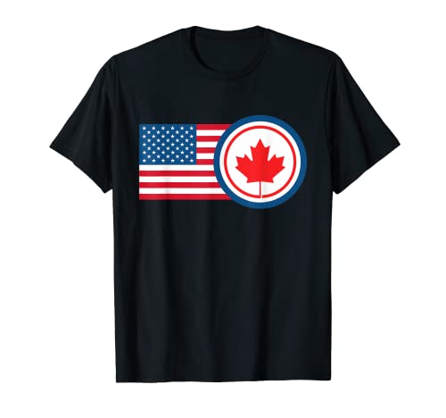 Mezza Americana Canadian Roots Canada Maglietta