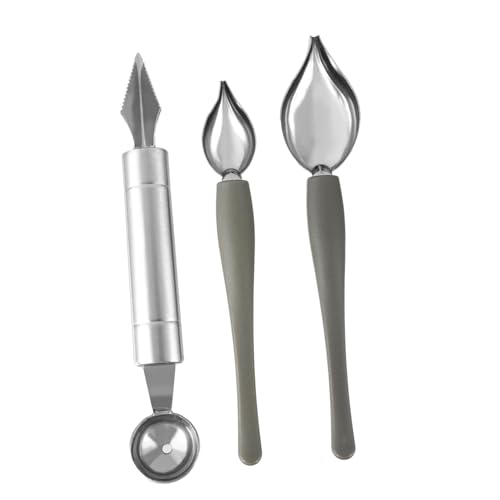 HOMOBABE Juego de Herramientas de Repostería Cucharas Decorativas Inoxidable para Salsa Decoración de Pasteles y Presentación de Platos Utensilios de Cocina para Eventos y Buffet