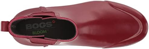 Bogs Women's Holly Chelsea Shine Boot Rain, Cranberry, 11 | Image 4