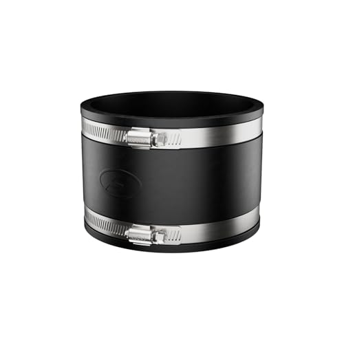 Image of Fernco P1056-55 Flexible PVC Pipe Coupling for Cast Iron, Plastic or Steel to Cast Iron, Plastic or Steel Plumbing Connections
