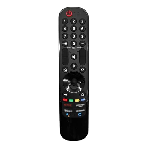 JZK Control Remoto mágico por Voz para LG televisores MR21GA, MR22GN, MR23GA, con Control por Voz y Puntero, Control Remoto de Repuesto para LG televisores Inteligentes