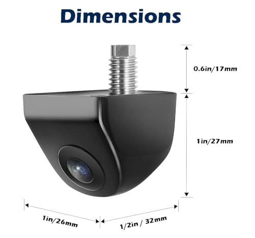 Image of Backup HD Camera Rear View License Plate Night Vision Waterproof Compatible with Sony Car Radio XAV-AX150 XAV-9500ES XAV-AX3200 XAV-AX5000 XAV-AX5600 XAV-AX7000 XAV-AX8000