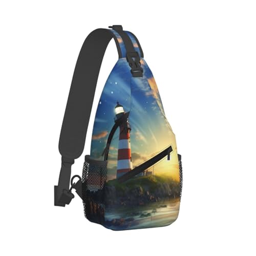 Bolso cruzado de pecho para hombre tipo sling miniatura 2