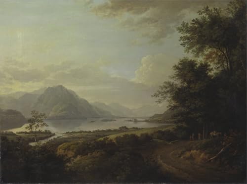 Cuadro de Lienzo Loch Awe Arte Galería Alexander Nasmyth Pintura Mural Exclusiva 60x90cm