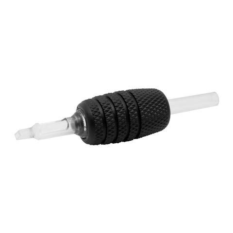 Box of 50 25mm Ruthless Disposable Tattoo Grips — Semi-Transparent Diamond, 9V