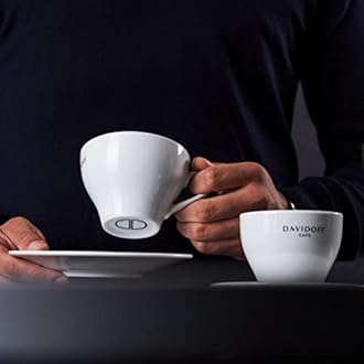 DAVIDOFF Espresso 57 Instant Coffee - Dark and Chocolatey - Intense Roast with a Smooth Aroma - 100% Arabica Beans - 11/12 Intensity. 12/12 Roasting. 6/12 Acidity - 1 x 3.52 oz