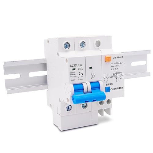 Disjoncteur différentiel DZ47LE-63 400V haute précision et isolation totale