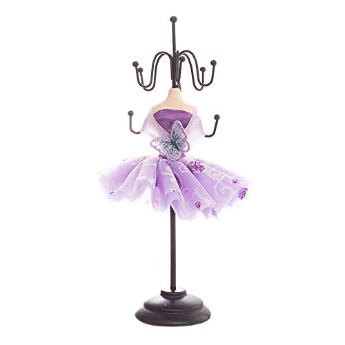 Jstoo Boîte À Bijoux Boîte De Rangement Grande Capacité Mini Meubles Européens Arc Coeur Violet-Cadre Papillon Cover