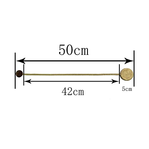 Soporte para Cortinas con Bolas de Perlas y Accesorios de Habitación 3