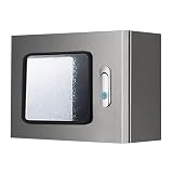 Caja de distribución eléctrica con ventana de visualización, caja de montaje en pared con bisagras extraíbles y sello impermeable