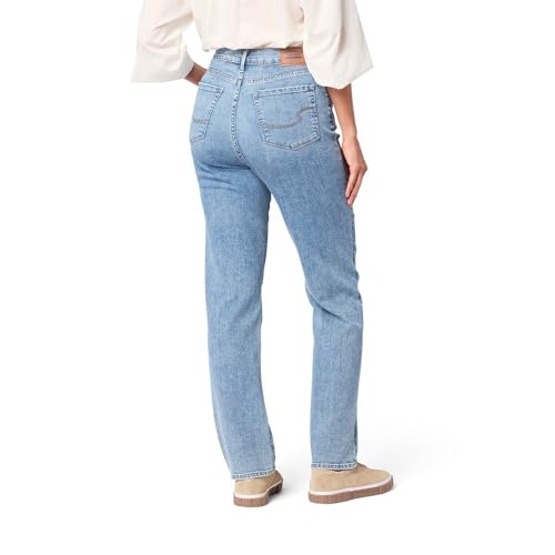 Image of Levi Strauss Signature Gold Women's '03 Essential High-Rise Straight Jeans Stretch Denim (Also Available in Plus)
