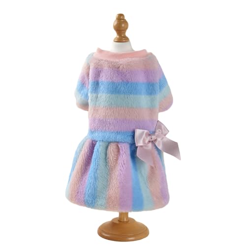 毛皮のようなパーカー犬プルオーバースカート犬から大型犬用クリスマス防風冬屋外ペット冬服