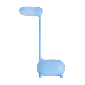 Pauleen 48028 Sweet Little scrivania Comodino Bambini LED Lampada per cameretta Giraffa dimmerabile, con Batteria e USB 2.5 W, Azzurro