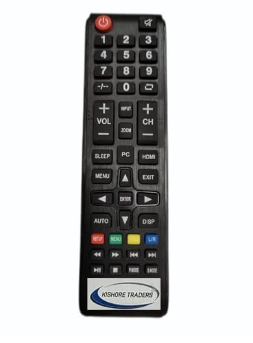 Image of Remote Control Compatible with Clarion /eAirtec /Ego 32 inch Led TV (Please Match Your Old Remote with Given Image for Work It Must Be Exactly Same As Shown in Image)