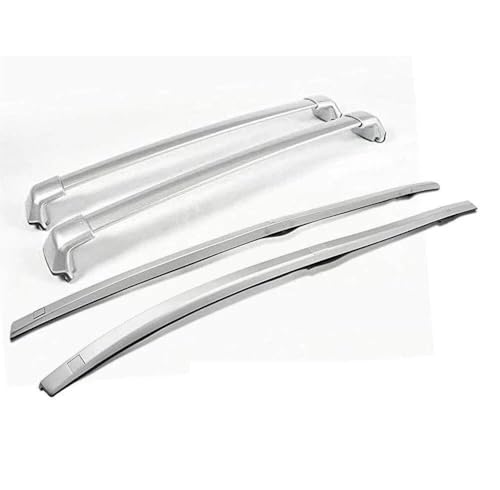 Cofre Techo Barras Transversales Plateadas para Portaequipajes De Techo 4 Piezas para CR-V (2012-2016) Cajas Techo