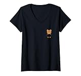 Cute Animal In Pocket Funny Cat In Pocket shirt