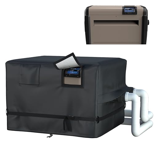 Pool Heater Cover for Hayward Brand | 600D Heavy-Duty Waterproof Winter Cover | Waterproof Pool Pump Cover Equipment Cover 39 L*33.5 W*27.5 H