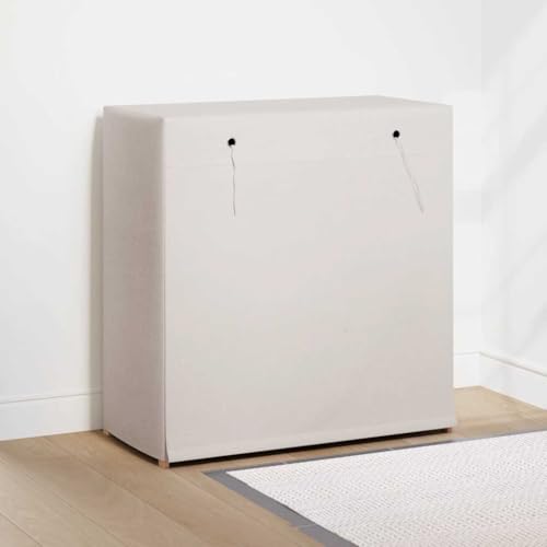 Meuble à chaussures empilable blanc avec étagères de rangement pour bottes