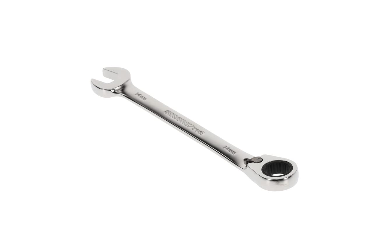 Gedore Red R07200140 Llave Combinada De Carraca Derecha/Izquierda An 14 Mm 190 Mm