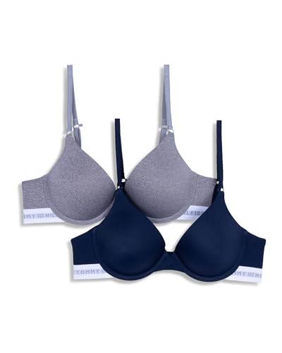 Tommy Hilfiger Womens Micro Push Up Bra 2-Pack