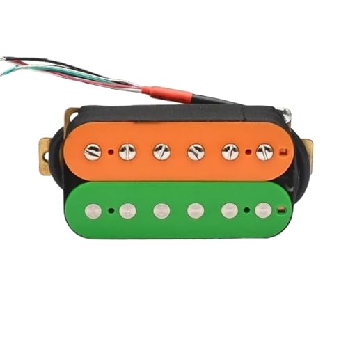 エレキギターピックアップ エレキギターハムバッカー 12 調整可能な六角ネジデュアルコイル 6 弦ギターコイル分割ピックアップ N7.5K B15K(I)