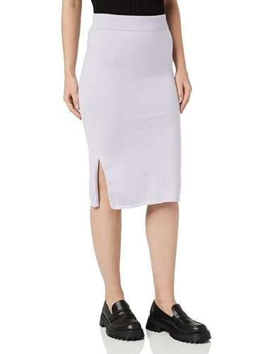 Jupe midi en tricot lila UCY 12426721-uc01 pour femme