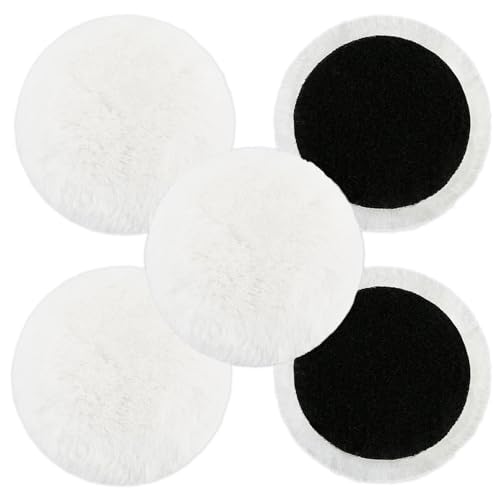 IGXX Lot de 5 Tampons à Polir en Laine d'Agneau, 150mm 6 Pouces, Disques de Polissage en Feutre pour Perceuse, Accessoire de Lustrage pour Finition et Cirage...