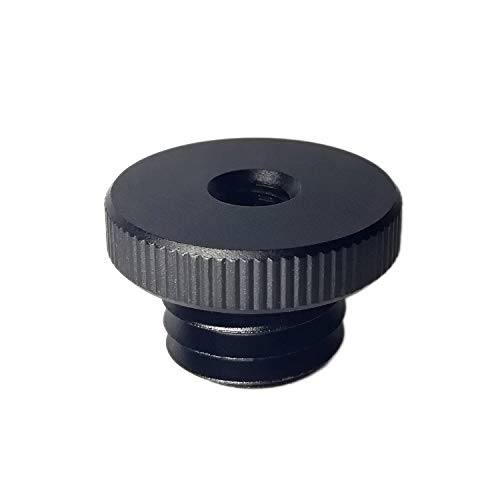 5/8"-11 Male to 1/4"-20 Female Threaded Screw Adapter for Tripod Laser Level Adapter (Black) Kentucky 
